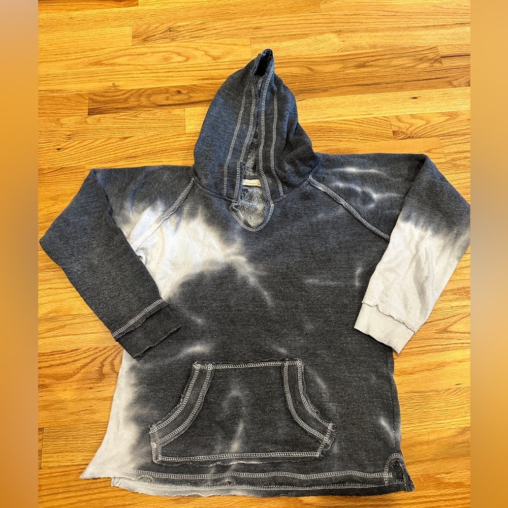 Vintage Havana Black tie dye hooded sweatshirt